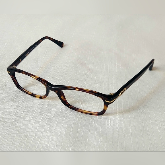 Coach New York Elise HC6054 5001 Dark Tortoise 50-16-135 Eyeglasses Frames Only - Picture 1 of 13